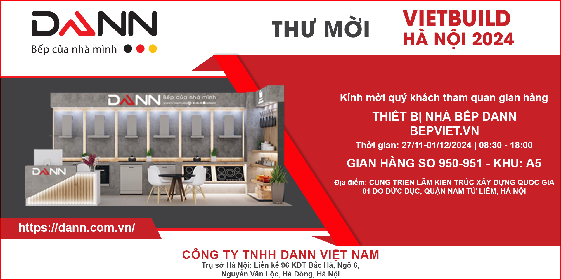 THƯ MỜI TRIỂN LÃM VIỆT BUILD THÁNG 11 TP.HÀ NỘI